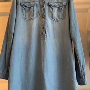 Abercrombie & Fitch Denim Shirtdress